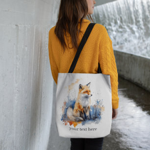 Geflüster des wilden Fuchses in Wasserfarbe, nach  Tasche