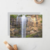 Geflüster von Toccoa Falls Mitteilungskarte (Vorderseite/Rückseite Beispiel)