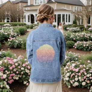Geflüsterte Pastelltöne Jeansjacke