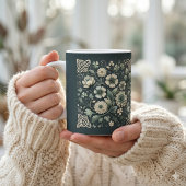 Geflüstertes Klee-Knotenmuster-Garten Kaffeetasse