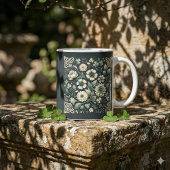 Geflüstertes Klee-Knotenmuster-Garten Kaffeetasse