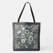 Geflüstertes Klee-Knotenmuster-Garten Tasche (Vorderseite)