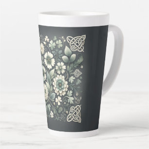 Geflüstertes Kleeblatt-Knotenwerk-Garten Milchtasse