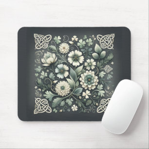 Geflüstertes Kleeblatt-Knotenwerk-Garten Mousepad