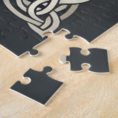Geflüstertes Kleeblatt-Knotenwerk-Garten Puzzle (Seite)