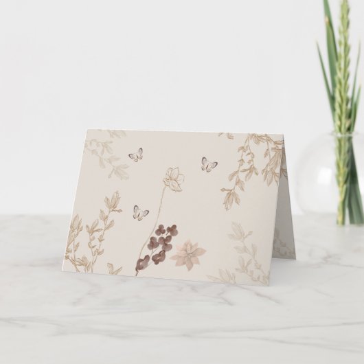 Gefolgte Hochzeitserklärung Einladung (Vorderseite)