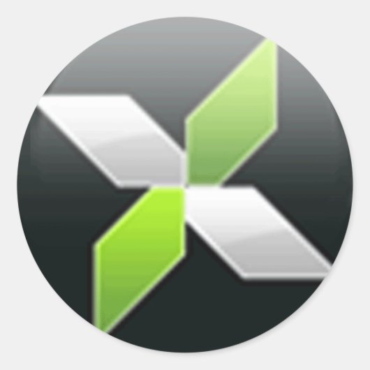 GEFORCE3D.NET RUNDER AUFKLEBER (Vorderseite)