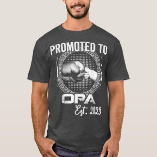 Gefördert zu Opa Est 2023 Funny Pregnancy Announce T-Shirt