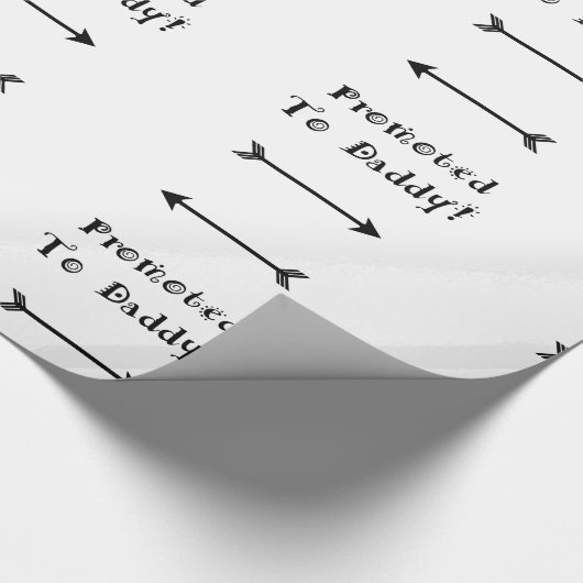 Gefördert zum Pflege Vati - adoptieren Sie - neuer Geschenkpapier (Ecke)