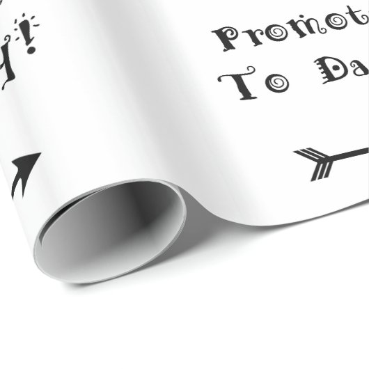 Gefördert zum Pflege Vati - adoptieren Sie - neuer Geschenkpapier (Rolleneckpunkt)