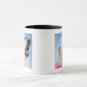 Geformte Klassen des Hundetragende Herzens und Tasse (Zentrum)