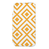 Geformtes geometrisches Muster der Raute Incipio iPhone Geldbeutel-Hülle (Folio Vorderseite)