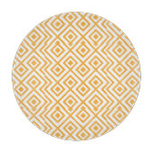 Geformtes geometrisches Muster der Raute Schneidebrett (Vorderseite)