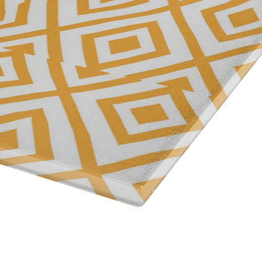 Geformtes geometrisches Muster der Raute Schneidebrett (Ecke)