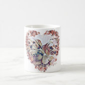 Geformtes Morkie Herz entwarf Tasse (Mittel)