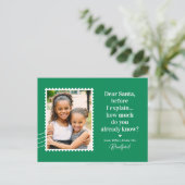 Gefragt FARBEITIGE FARBkarte Feiertagspostkarte (Stehend Vorderseite)