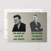 Gefragt Frag nicht Postkarte (Vorne/Hinten)