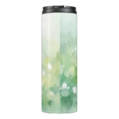 Gefreute handgemalte Gouldia Finch Birds Thermosbecher (Rückseite)