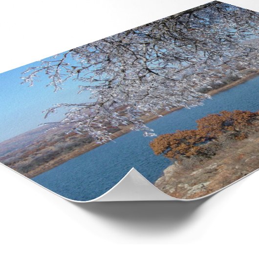 Gefrierbaum Poster (Ecke)