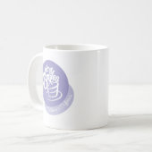 Gefrieren der Lächeln-Logo-Tasse Kaffeetasse (Vorderseite Links)