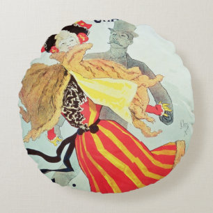 Gefrieren Sie Palace', Champions Elysees, Paris, Rundes Kissen