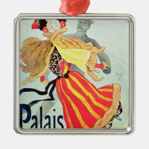 Gefrieren Sie Palace', Champions Elysees, Paris, Silbernes Ornament