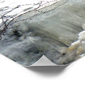 Gefrierfallen, gelb poster (Ecke)