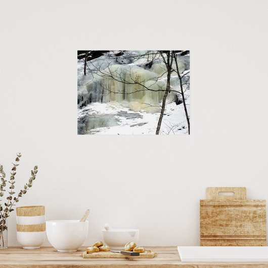 Gefrierfallen, gelb poster (Küche)