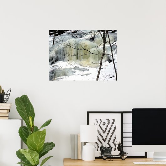 Gefrierfallen, gelb poster (Heimbüro)