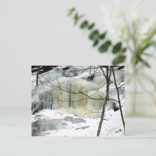 Gefrierfallen, gelb postkarte (Stehend Vorderseite)