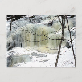 Gefrierfallen, gelb postkarte