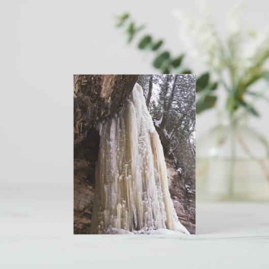 Gefrierfallen Postkarte (Stehend Vorderseite)