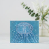 Gefrierfisch Postkarte (Stehend Vorderseite)
