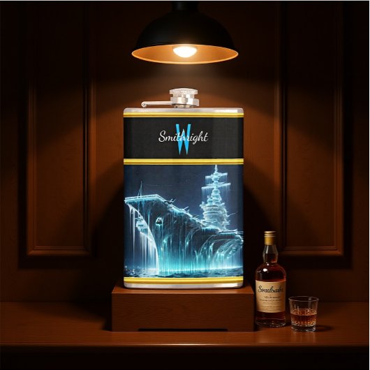 Gefrierfische Anstiege aus dunklen Gewässern Flachmann