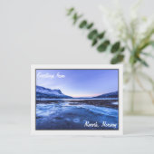 Gefrierfleck an den Narvikküsten Postkarte (Stehend Vorderseite)