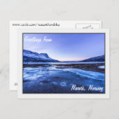 Gefrierfleck an den Narvikküsten Postkarte (Vorne/Hinten)