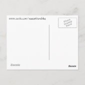 Gefrierfleck an den Narvikküsten Postkarte (Rückseite)