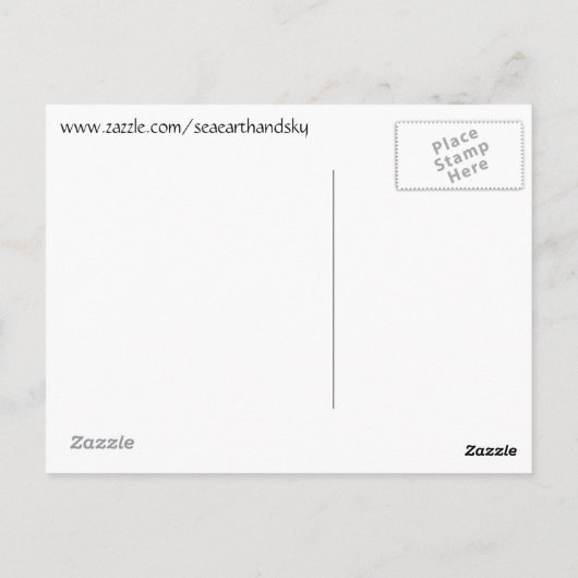 Gefrierfleck an den Narvikküsten Postkarte (Rückseite)