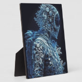 Gefrierfloraler Astronaut Fotoplatte (Seite)