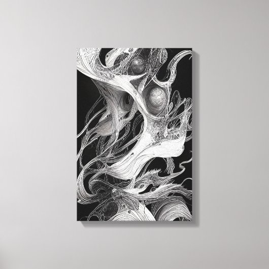 Gefrierfluss Leinwanddruck (Vorderseite)