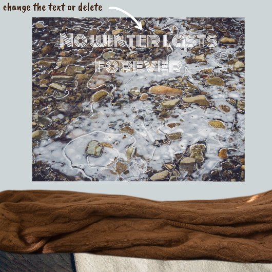 Gefriergebirgsbach Poster