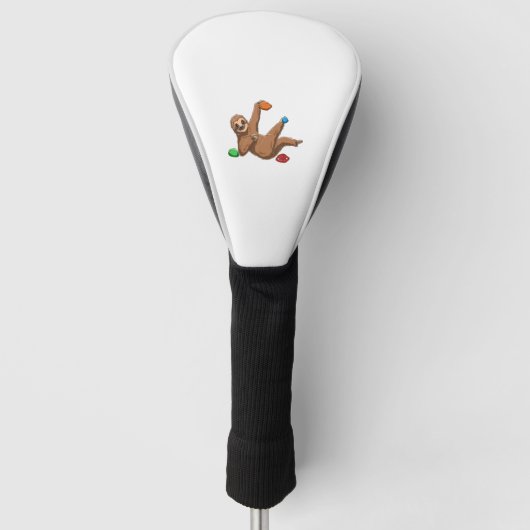 Gefriergetrocknetes Faultier und Felsklettern Golf Headcover (Vorderseite)