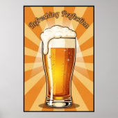 Gefriergetrocknetes Lager mit cremigem Kopf - Retr Poster (Vorne)