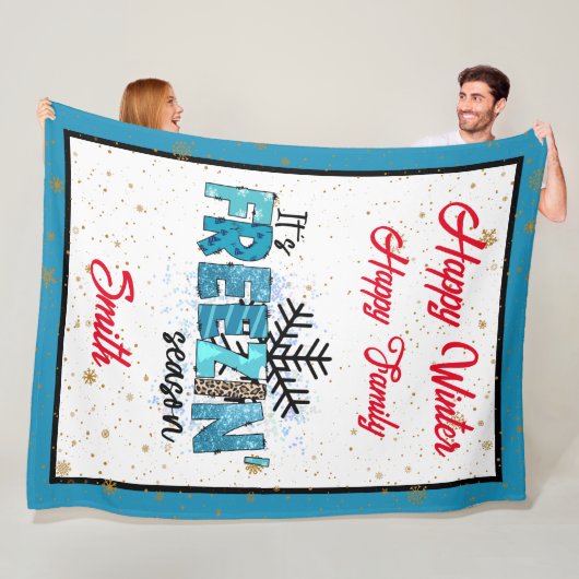 Gefriersaison individuell anpassen fleecedecke (Beispiel)