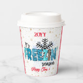 Gefriersaison individuell anpassen pappbecher (Vorderseite)