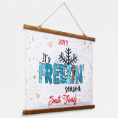 Gefriersaison individuell anpassen wandteppich mit holzrahmen (Gewinkelt)