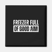 Gefrierschrank voll mit gutem Ziel lustige Jagdsai Magnet (Vorne)