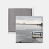 Gefriersee Magnet (Vorderseite/Rückseite)