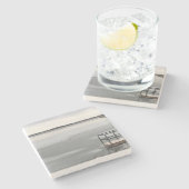 Gefriersee Steinuntersetzer (Seitenansicht)