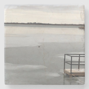 Gefriersee Steinuntersetzer